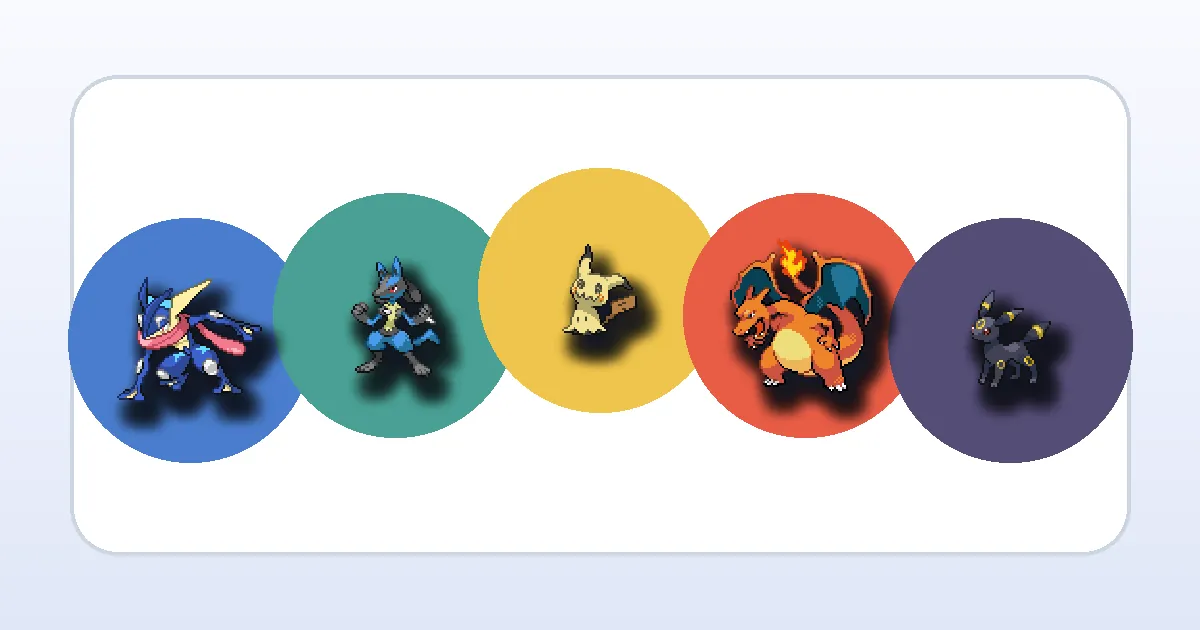 Greninja, Lucario, Mimikyu, Charizard, and Umbreon, the official 2020 worldwide top five